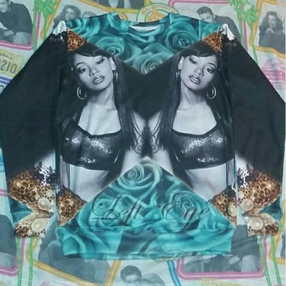 2003 Left Eye Lisa Lopes TLC Sweatshirt Vintage rap Tee